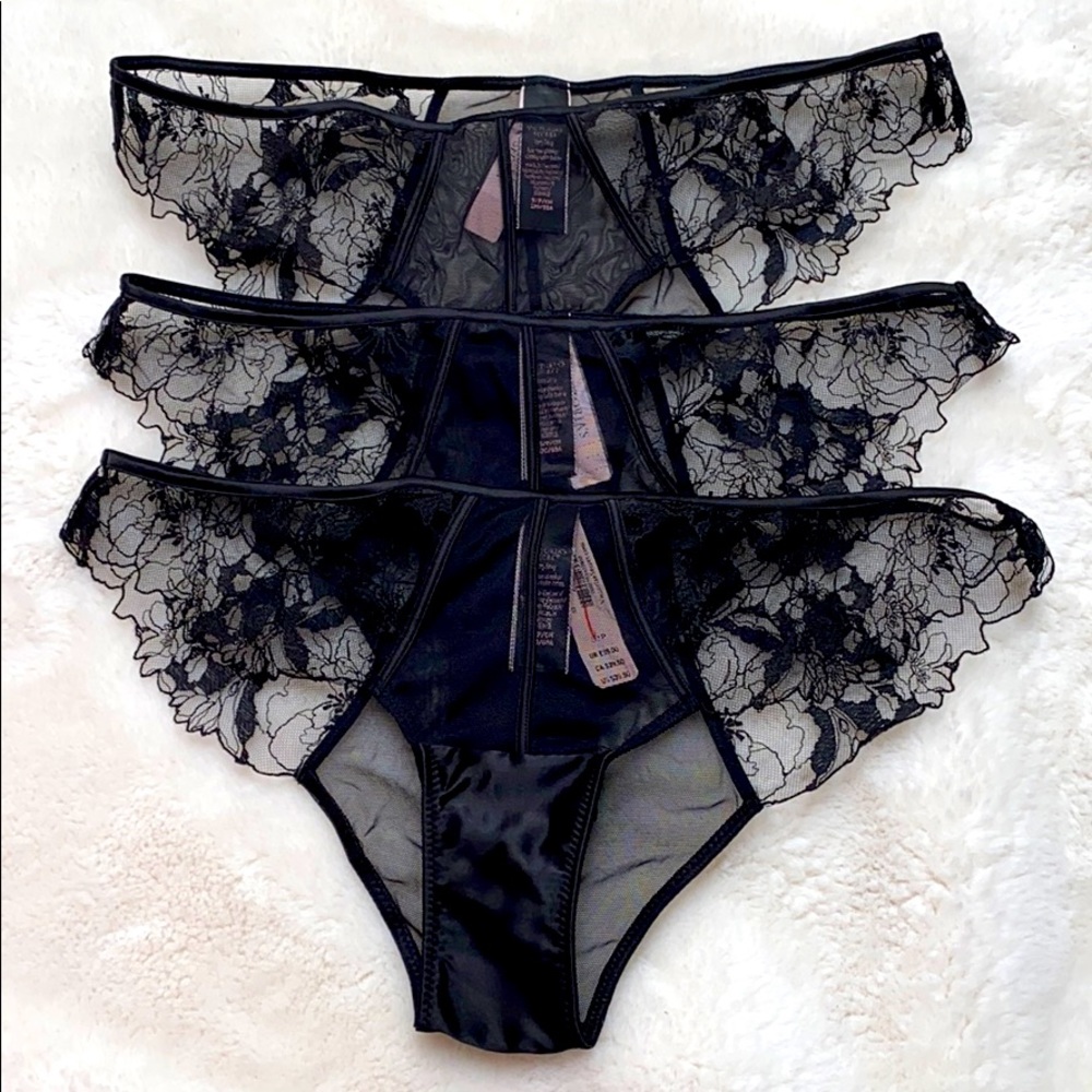 Victoria Secret LUXE Mesh & Lace Cheekini Panty 3